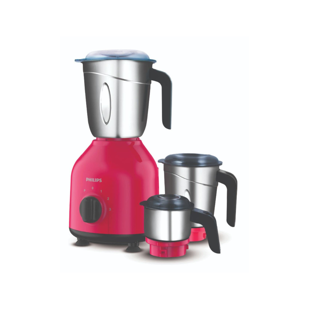 PHILIPS HL7756/02 750W Mixer Grinder, Red