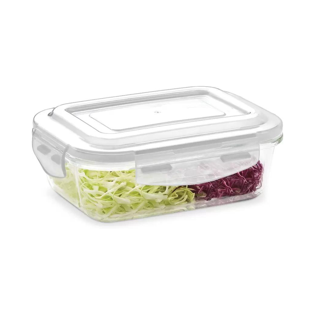 Borosil Klip-N-Store Rectangle Glass Container for Kitchen - 1520 ml