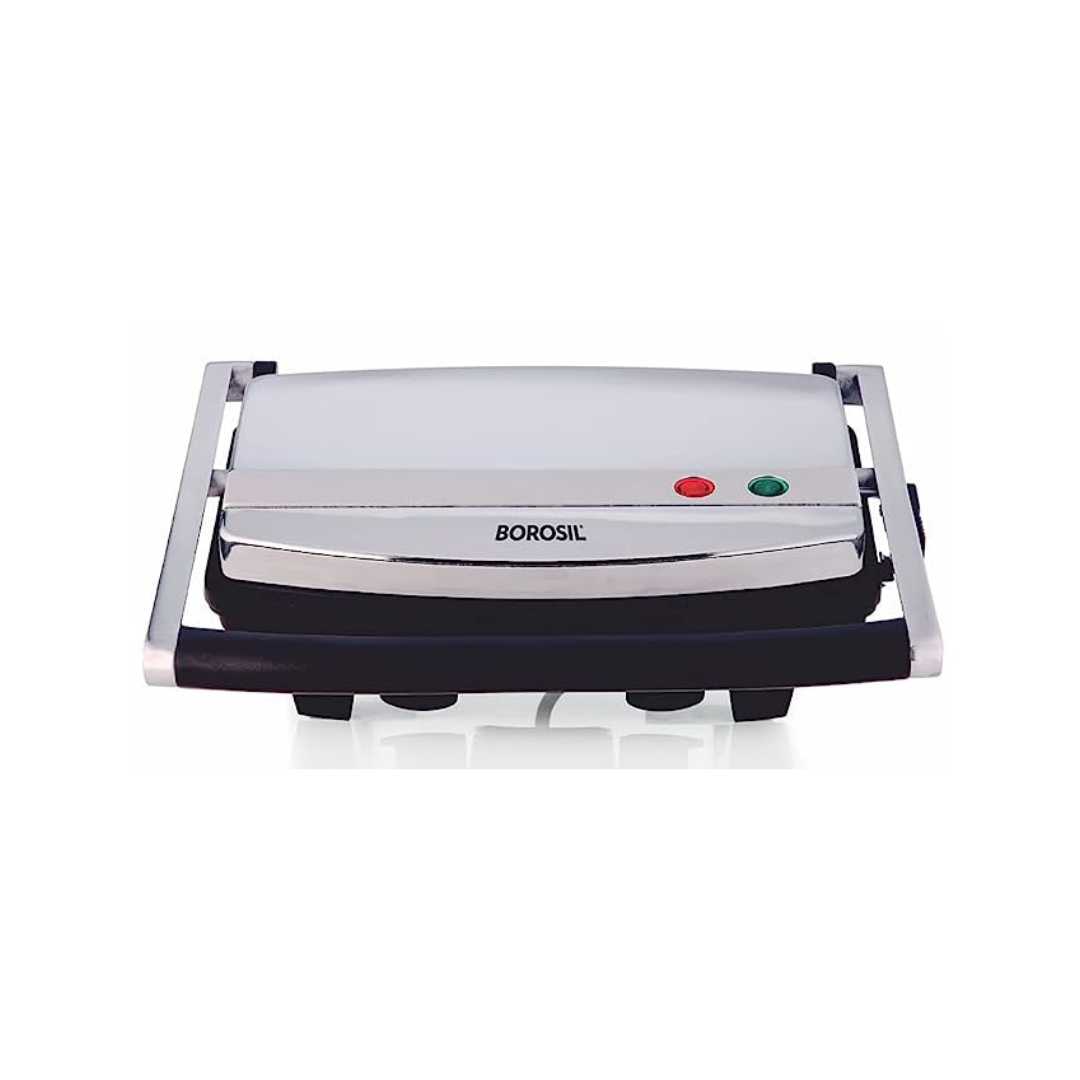 Buy Borosil Jumbo 1000-Watt Grill Sandwich Maker - 2 Slicer