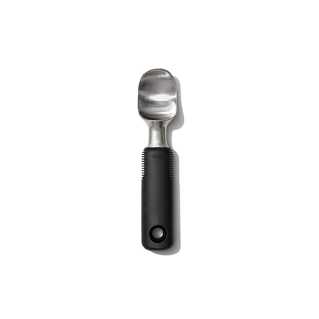 OXO GG Classic Swipe Stainless Steel Ice Cream Scoop | Black |