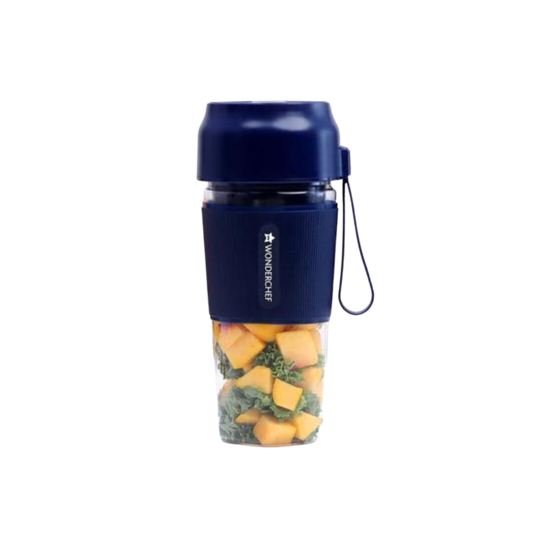 Wonderchef Nutri-cup portable blender With USB Charging, 300ML - Blue