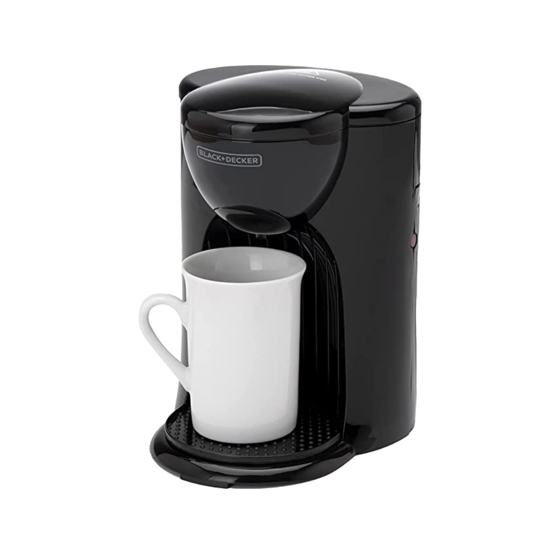 Black + Decker 1-Cup Coffee Maker | Auto Shut Off | Black |