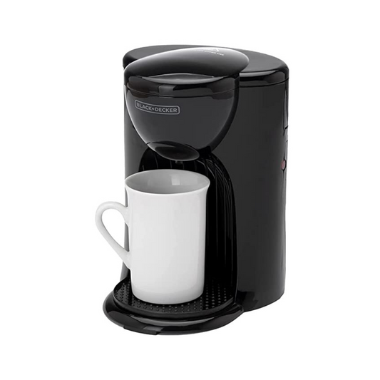 Black + Decker 1-Cup Coffee Maker | Auto Shut Off | Black |