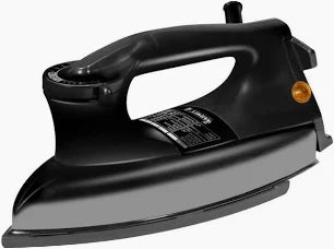 Warmex Aluminium Temperature Control Dry Iron | 1000W | Black |