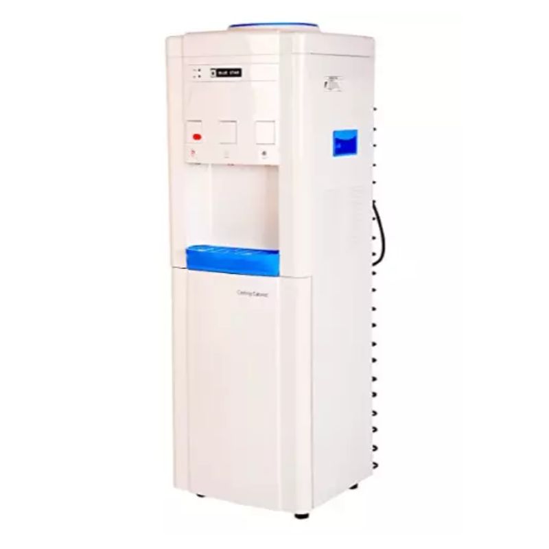 Blue Star Water Dispenser with Refrigerator with cooling cabinet| floor standing |BWD3FMRGA| 2.5 ltr | 3 taps