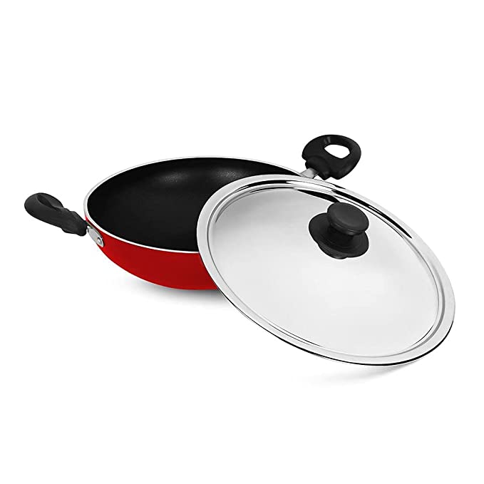 Pigeon Non-Stick IB Kadai | Red |