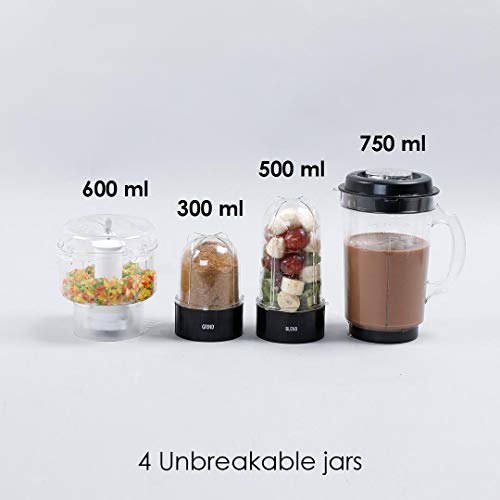 Wonderchef Nutri-Blend Complete Kitchen Machine | Black