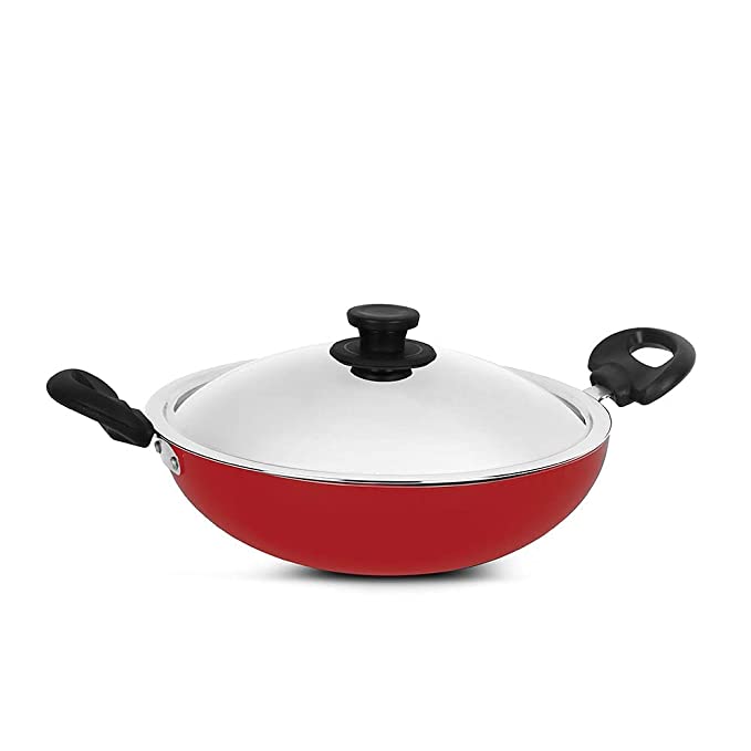 Pigeon Non-Stick IB Kadai | Red |