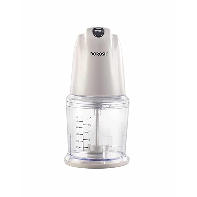 Borosil Chef Delite 260-Watt Electric Chopper |White|