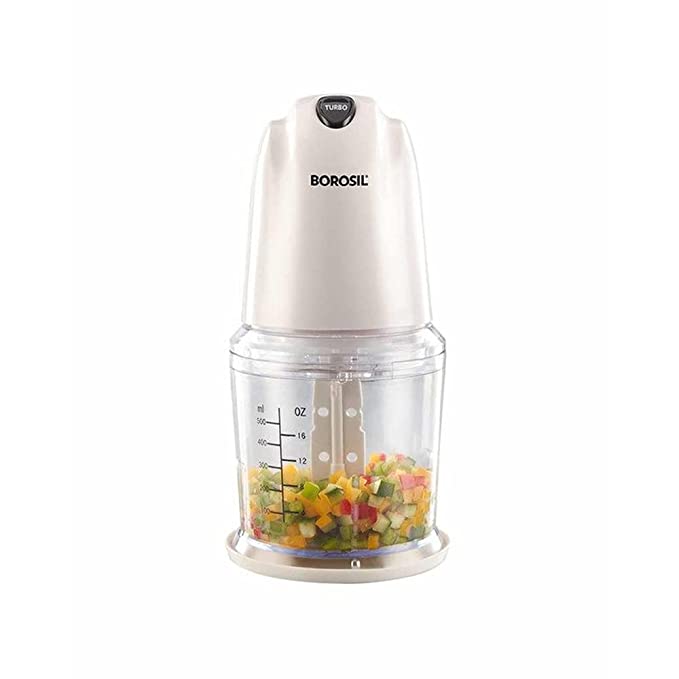 Borosil Chef Delite 260-Watt Electric Chopper |White|