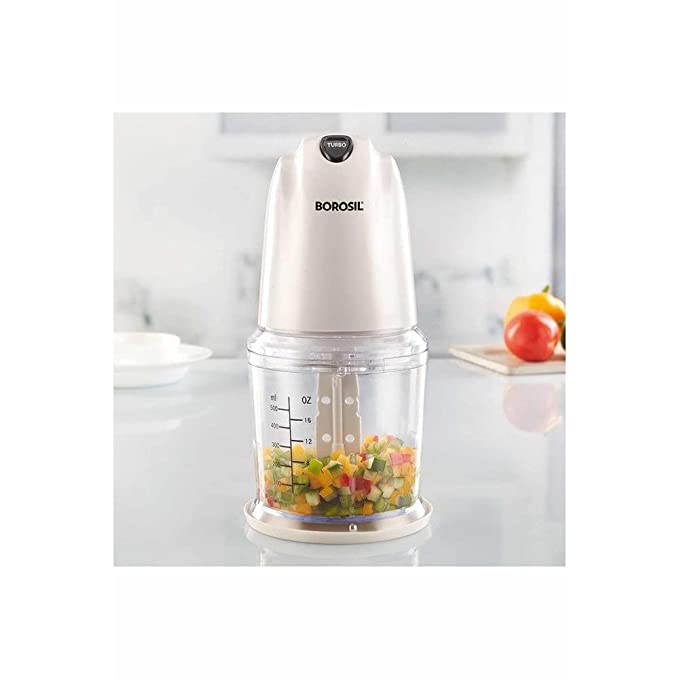 Borosil Chef Delite 260-Watt Electric Chopper |White|