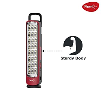 Pigeon Capella LED Rechargeable Emergency Lamp | Red |