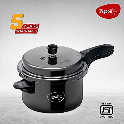 Pigeon Titanium Pressure Cooker Outer Lid IB | Black |