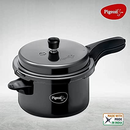 Pigeon Titanium Pressure Cooker Outer Lid IB | Black |