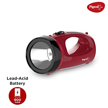 Pigeon Rigel LED Emergency Rechargeable Lamp 900 mAH | Red |