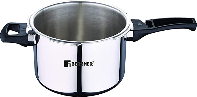 Buy Bergner Tri-ply Pressure Cooker | 5 years Warranty |