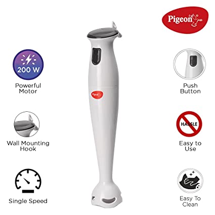 Pigeon Tornado Hand Blender (150 W, White)