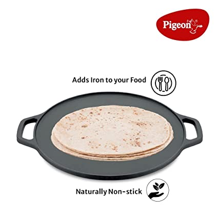 Pigeon Cast Iron Flat Dosa Tawa | 30 cm |