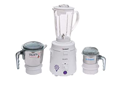Sujata SuperMix SM Mixer Grinder | 900 Watt | 3 Jars | White |