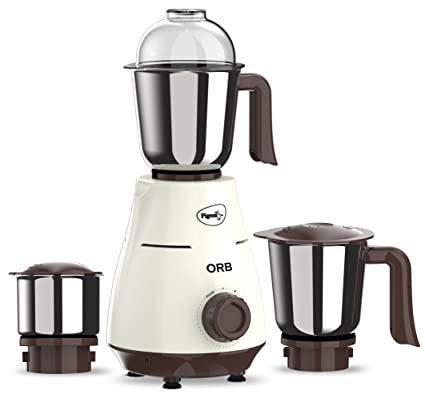 Pigeon ORB Mixer Grinder 750 Watts | 3 Jar | White |