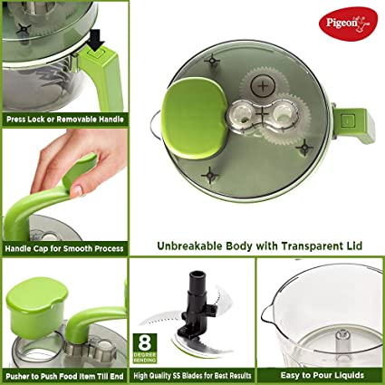 Pigeon Tornado Turbo Food Processor Manual Chopper 1.5 L