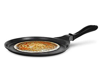 Pigeon Wondercast Non Stick Flat Tawa, 310 mm, black