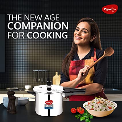 Pigeon Elite Sine Tri-Ply Stainless Steel Pressure Cooker