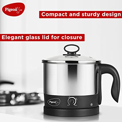 Pigeon Multipurpose Stainless Steel Kessel | 1.2 litres | 600 Watt |
