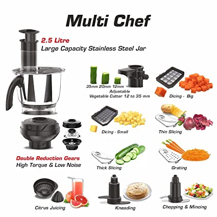 Vidiem Tusker Multitasker Mixer grinder 750 watt