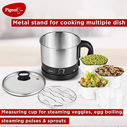 Pigeon Multipurpose Stainless Steel Kessel | 1.2 litres | 600 Watt |