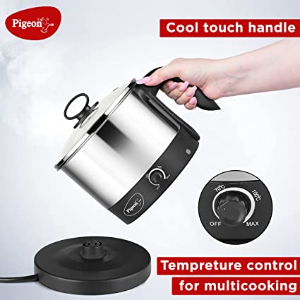 Pigeon Multipurpose Stainless Steel Kessel | 1.2 litres | 600 Watt |