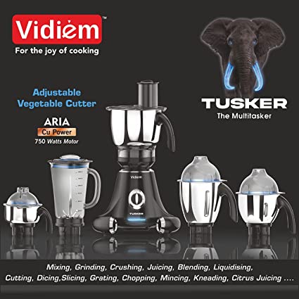 Vidiem Tusker Multitasker Mixer grinder 750 watt