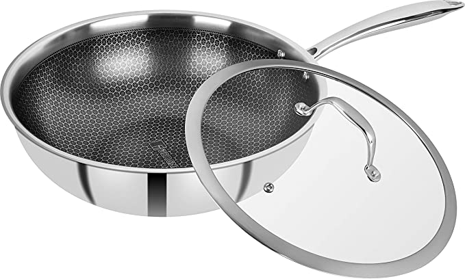Bergner Hi-tech Stainless Steel Triply Wok/Kadai