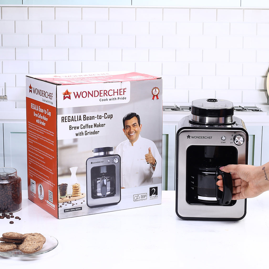 Wonderchef Regalia Bean-to-Cup Brew Coffee Maker