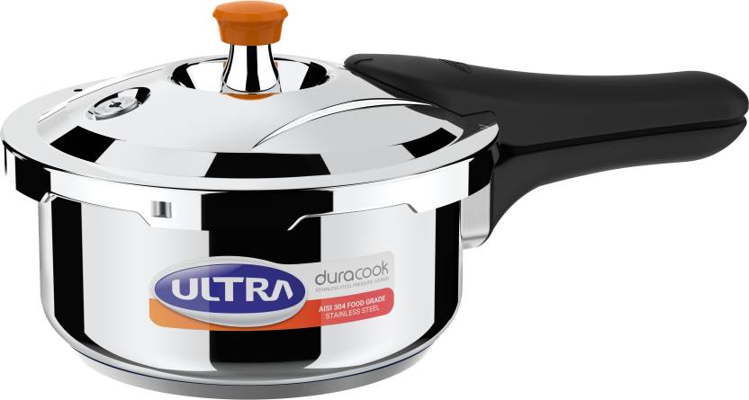 ULTRA Duracook Stainless Steel Outer Lid Pressure Cooker