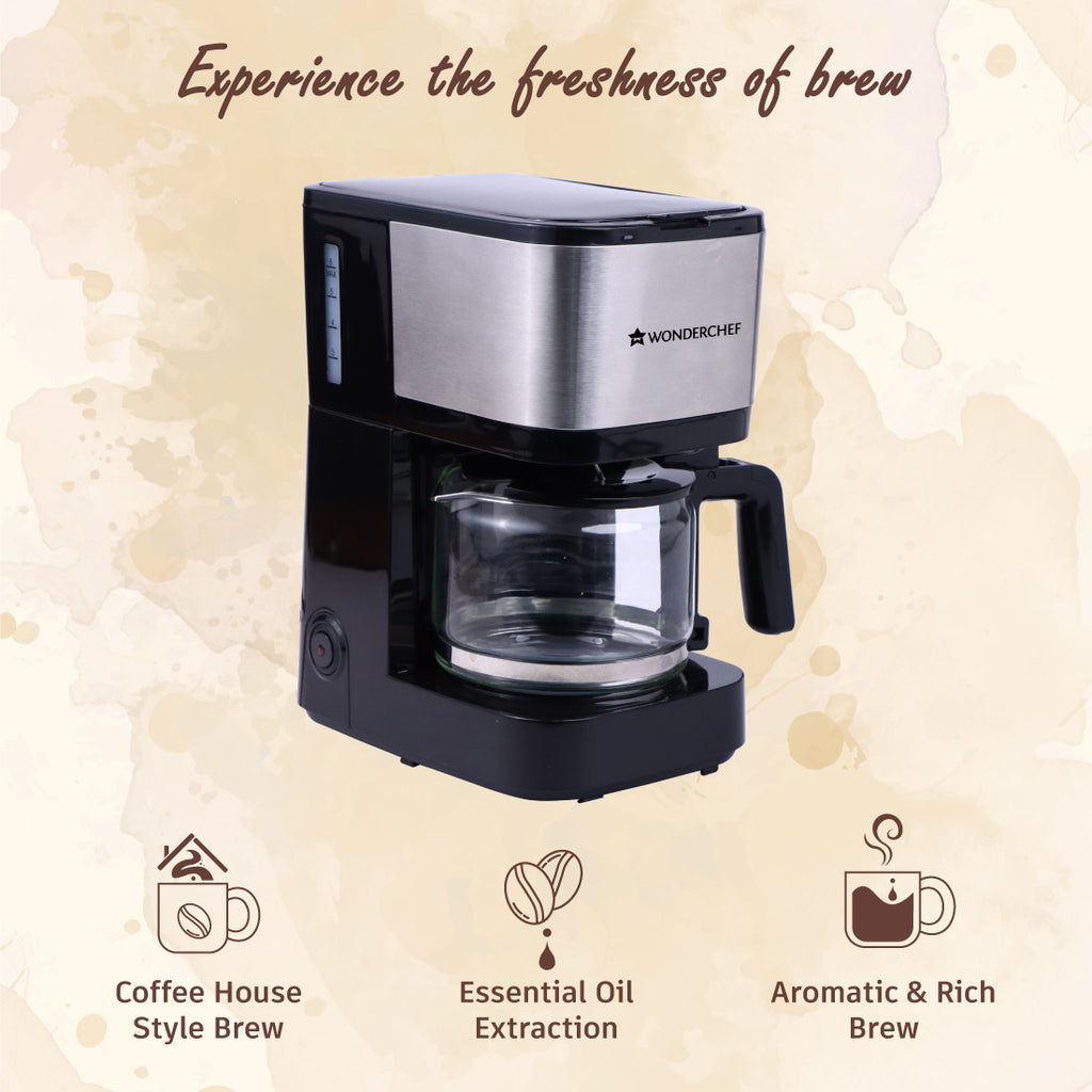 Wonderchef Regalia Pronto Coffee Maker, 600 Watts