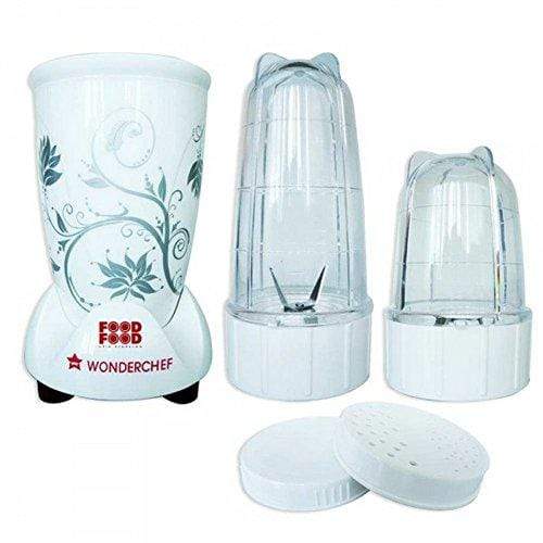 WONDERCHEF NUTRI-BLEND 400-WATT MIXER GRINDER WITH 3 JARS (WHITE)