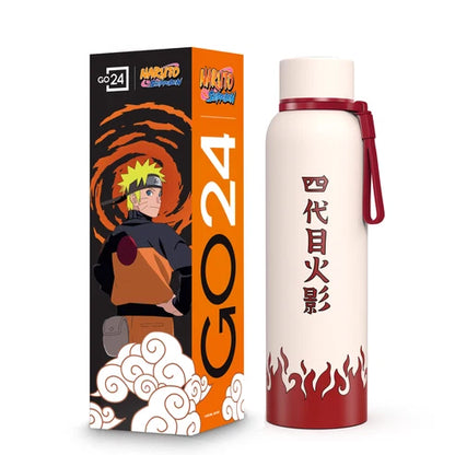 Pexpo Go24 Water Bottle | Naruto Edition | Hot & Cold Flask | Triple Wall | Leak Proof |