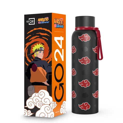 Pexpo Go24 Water Bottle | Naruto Edition | Hot & Cold Flask | Triple Wall | Leak Proof |
