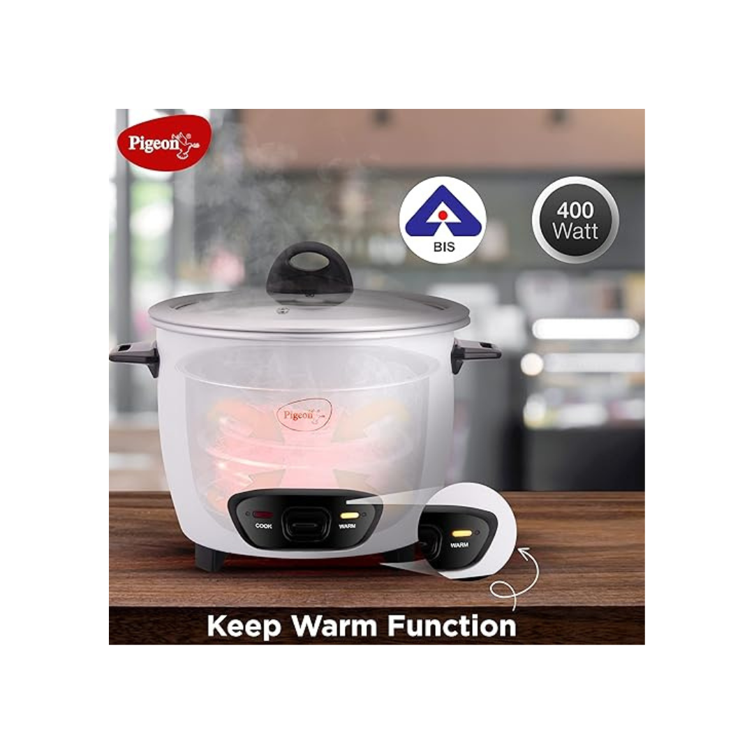 Pigeon electric rice cooker 1 litre hotsell