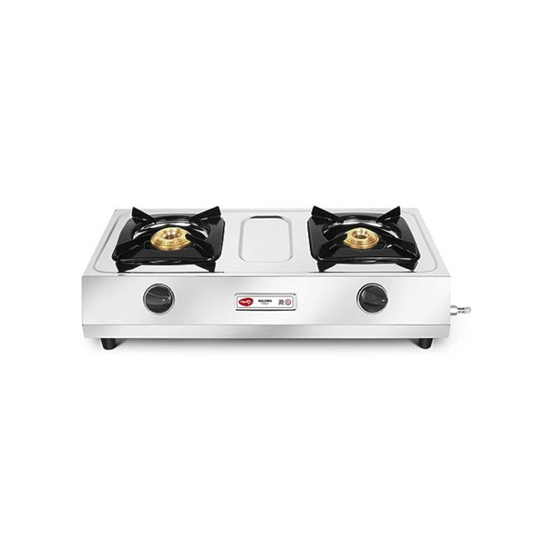 Pigeon Stainless Steel LPG Stove Maxima | 2 Burner | Gas Stove