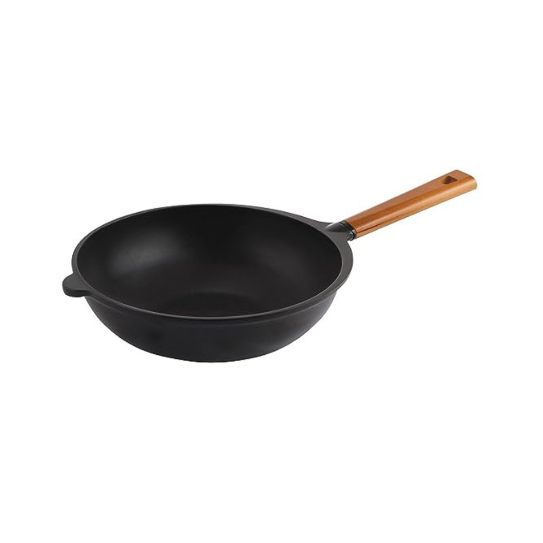 Wonderchef Caesar Wok |28cm | Black