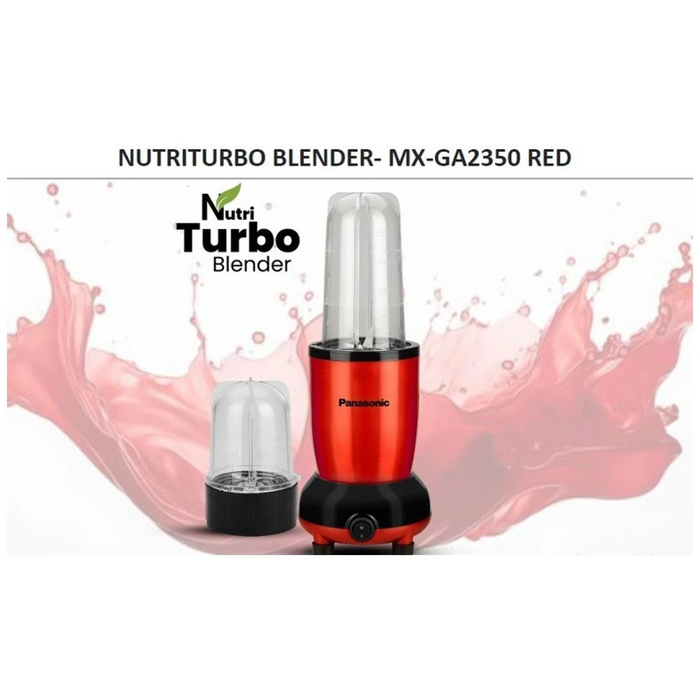 Buy Panasonic MX.GA2350 Nutri Blender | Red | 2 Jars | - Infinia Home and Kitchen