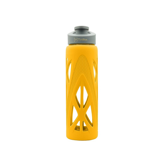 TintBox Borosilicate Glass Bottle | Pulse Yellow