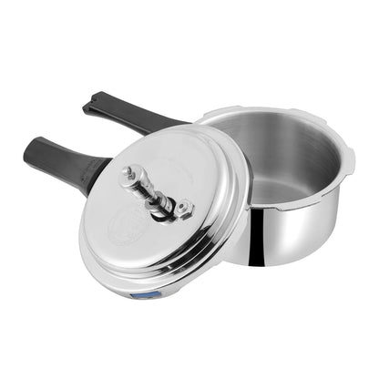 Vinod Platinum Triply Stainless Steel Pressure Cooker | 2 Litre |
