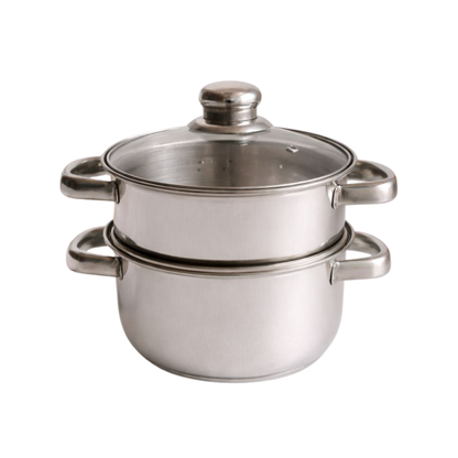 Vinod 2 tier Steamer | Durable Stainless Steel Steam Cooker |