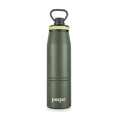 Pexpo Altros Stainless Steel Hot & Cold Vacuum Insulated Flask | 1000ML | Loop Handle |