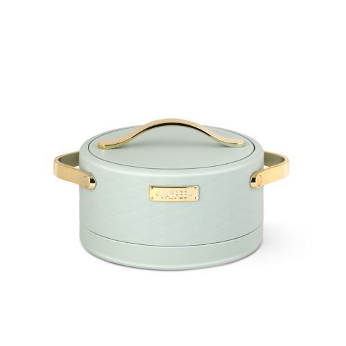 Jaypee Luxura Inner Stainless Steel Casserole | 2000ml | Green | Unique Design | Hot Case |