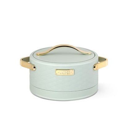 Jaypee Luxura Inner Stainless Steel Casserole | 2000ml | Green | Unique Design | Hot Case |