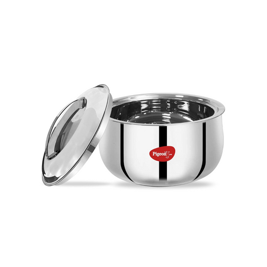 Pigeon Stainless Steel Casserole with Double Walled Insulation | 1500 ml